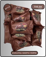 SÜTLÜ ÇİKOLATA KAPLI BADEMLİ HURMA